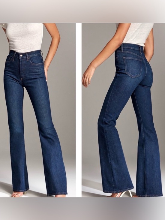 Denim Forum Denim - DENIM FORUM JEANS Women’s MARIANNE FLARE HIGH WAIST ITALIAN ORGANIC COTTON SZ 29